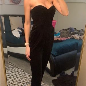 Velvet jumpsuit